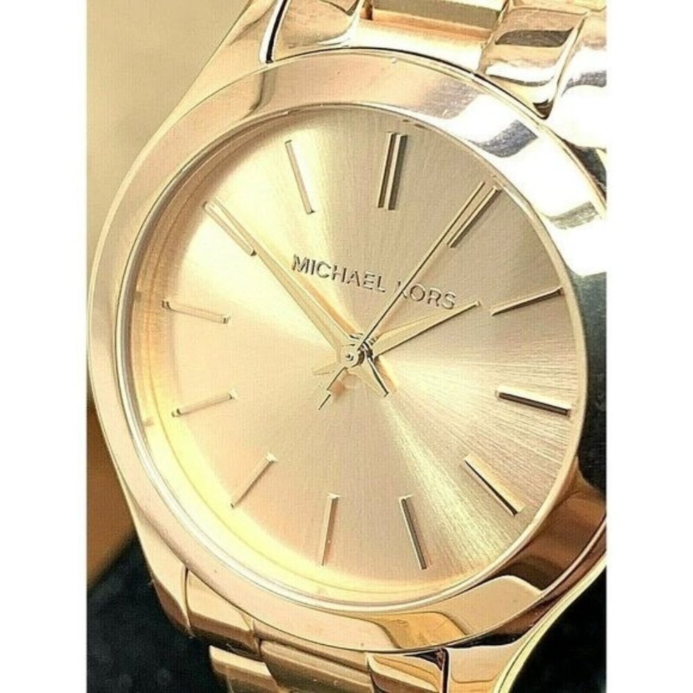 Michael Kors Women's Watch MK3513 Runway Quartz 34mm Rose Gold Stainless Steel